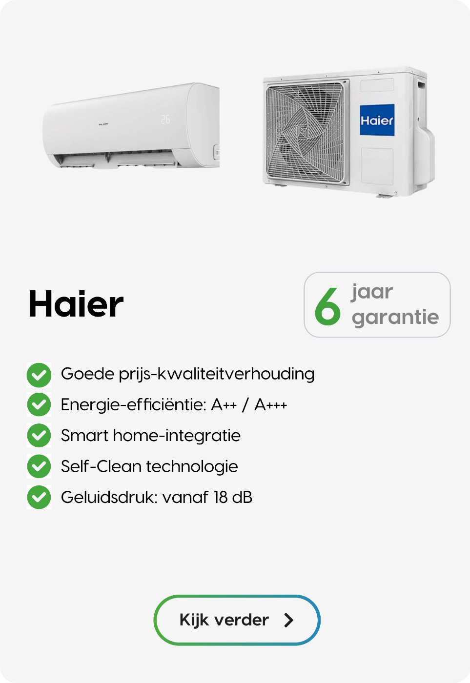 Haier airco